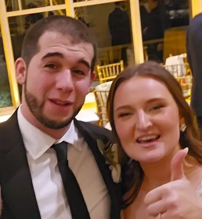 Jessica and Teddy at The Waterview, 2025